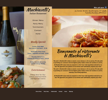 Machiavellis Restaurant New Design